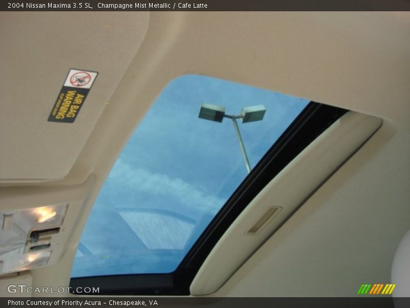 Champagne Mist Metallic / Cafe Latte 2004 Nissan Maxima 3.5 SL