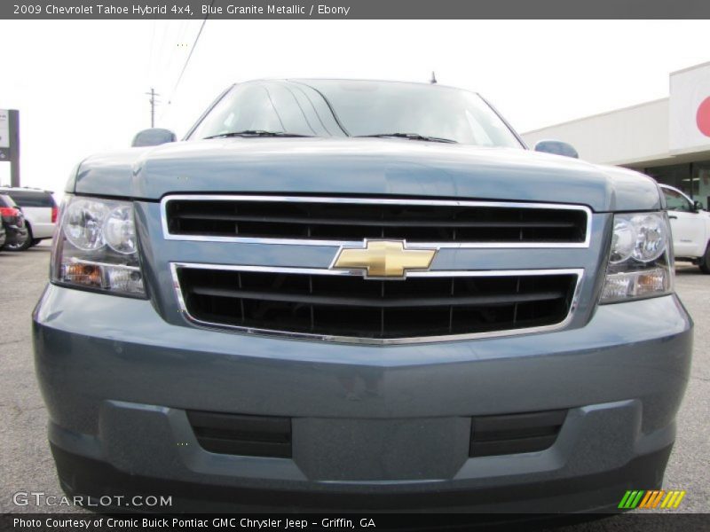 Blue Granite Metallic / Ebony 2009 Chevrolet Tahoe Hybrid 4x4