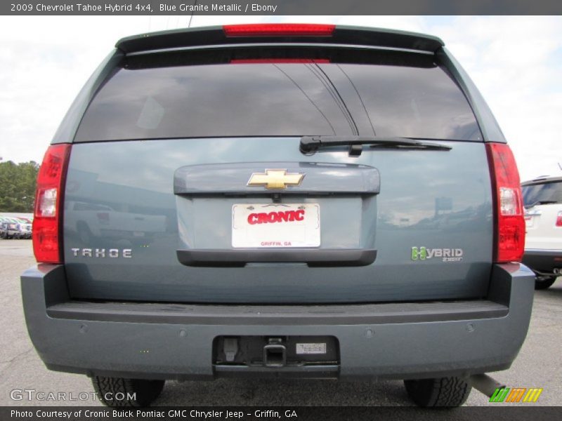 Blue Granite Metallic / Ebony 2009 Chevrolet Tahoe Hybrid 4x4
