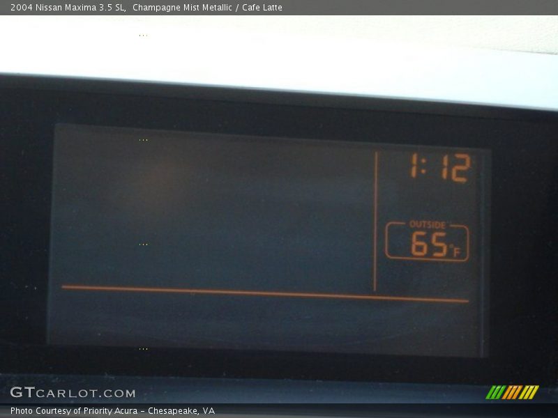 Champagne Mist Metallic / Cafe Latte 2004 Nissan Maxima 3.5 SL