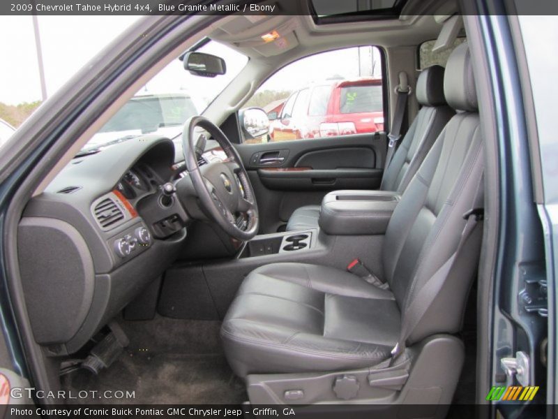 Blue Granite Metallic / Ebony 2009 Chevrolet Tahoe Hybrid 4x4