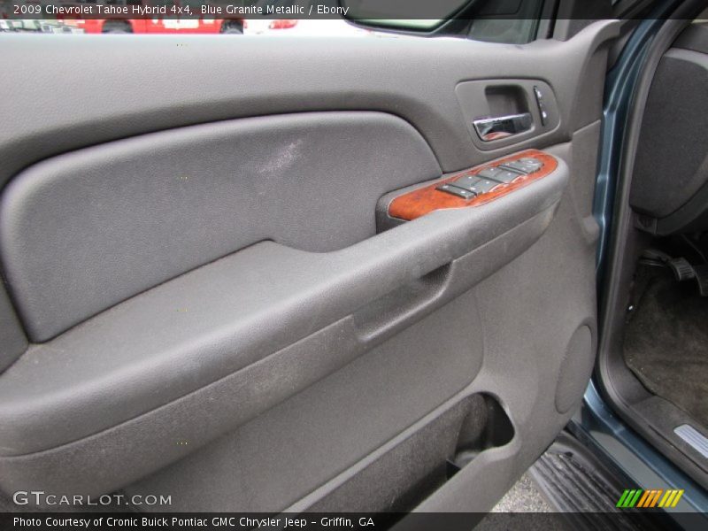 Blue Granite Metallic / Ebony 2009 Chevrolet Tahoe Hybrid 4x4