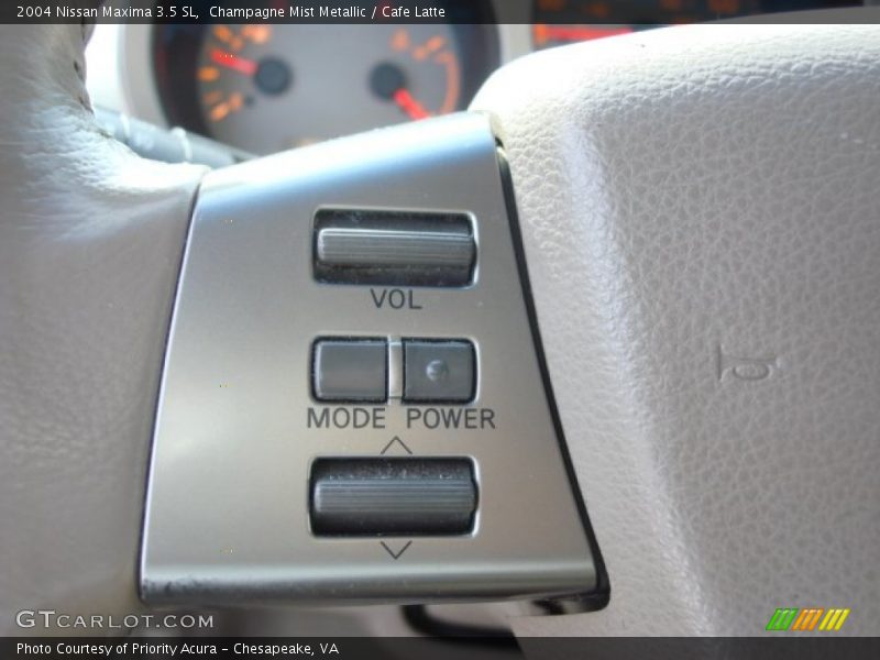 Champagne Mist Metallic / Cafe Latte 2004 Nissan Maxima 3.5 SL