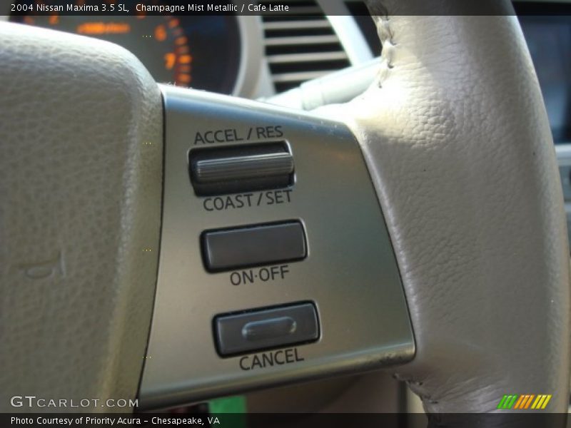 Champagne Mist Metallic / Cafe Latte 2004 Nissan Maxima 3.5 SL