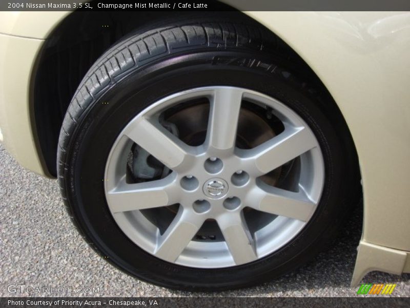 Champagne Mist Metallic / Cafe Latte 2004 Nissan Maxima 3.5 SL