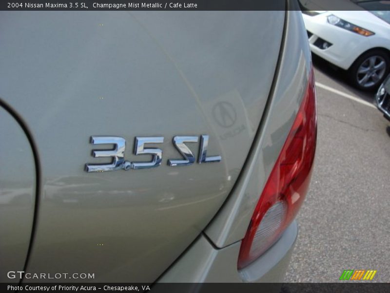 Champagne Mist Metallic / Cafe Latte 2004 Nissan Maxima 3.5 SL