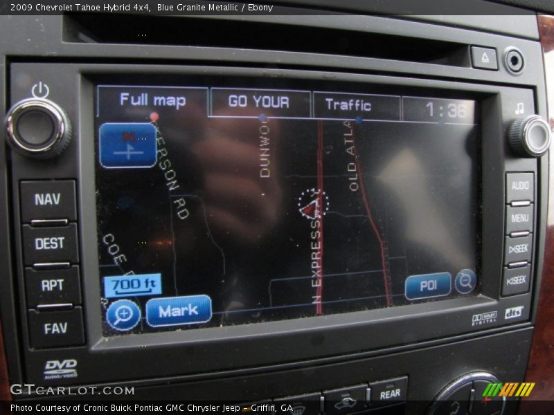 Blue Granite Metallic / Ebony 2009 Chevrolet Tahoe Hybrid 4x4