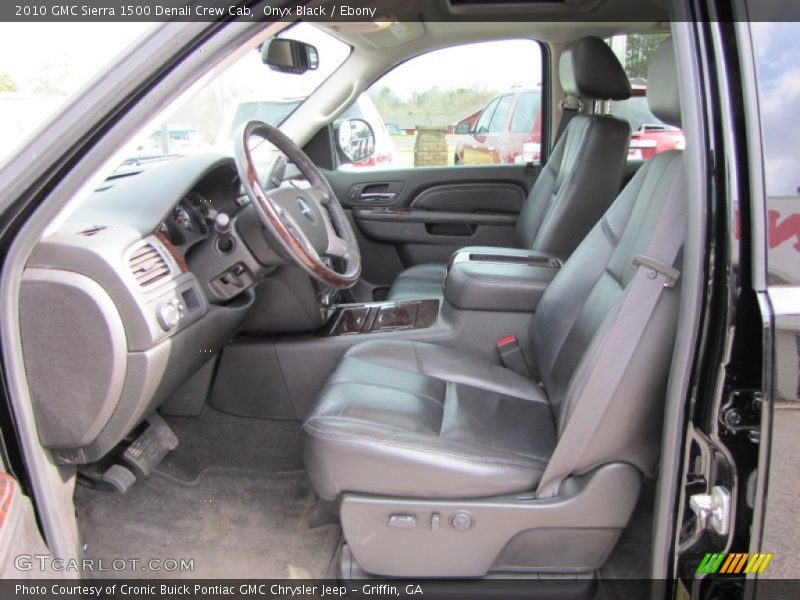  2010 Sierra 1500 Denali Crew Cab Ebony Interior
