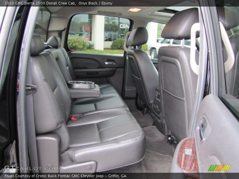 Rear Seat of 2010 Sierra 1500 Denali Crew Cab