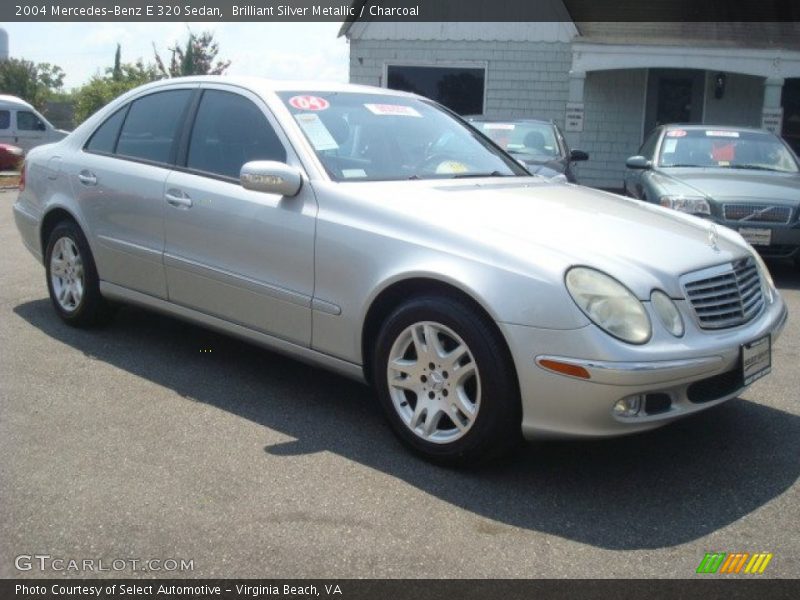 Brilliant Silver Metallic / Charcoal 2004 Mercedes-Benz E 320 Sedan