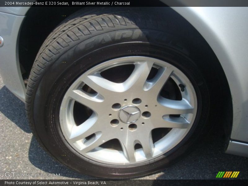 Brilliant Silver Metallic / Charcoal 2004 Mercedes-Benz E 320 Sedan