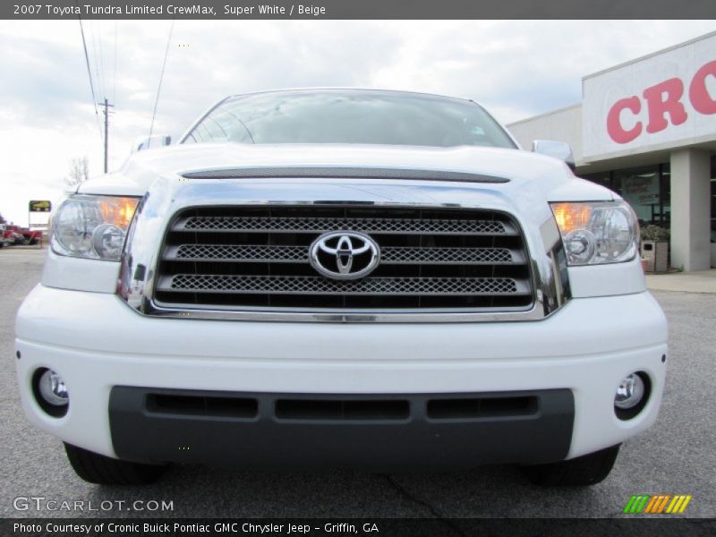 Super White / Beige 2007 Toyota Tundra Limited CrewMax