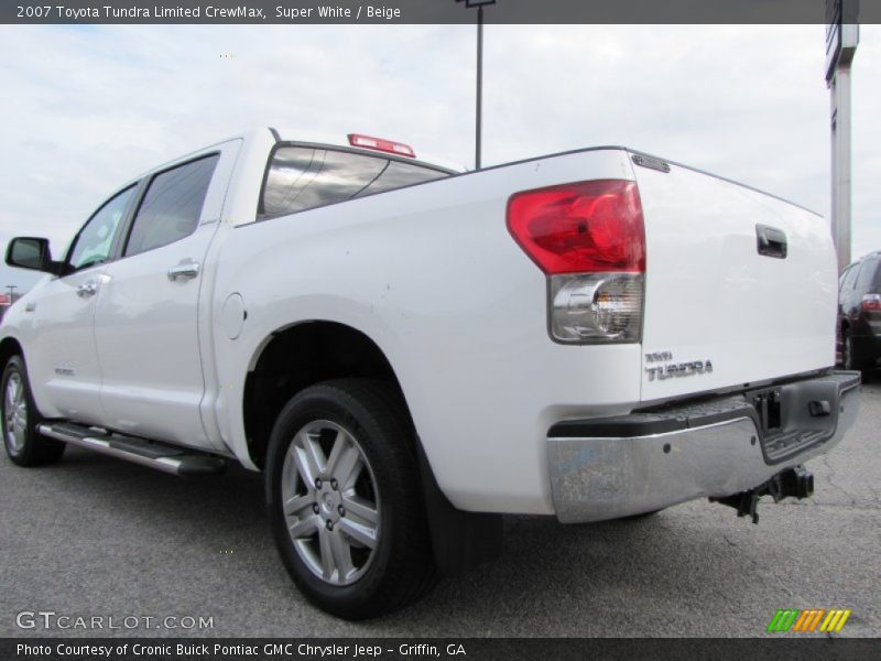 Super White / Beige 2007 Toyota Tundra Limited CrewMax