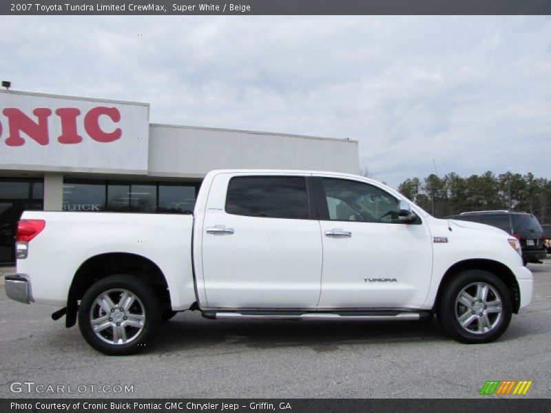 Super White / Beige 2007 Toyota Tundra Limited CrewMax