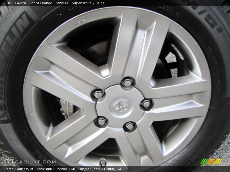 Super White / Beige 2007 Toyota Tundra Limited CrewMax