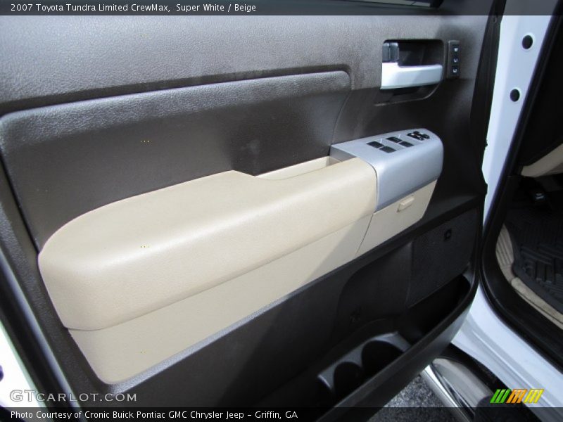 Super White / Beige 2007 Toyota Tundra Limited CrewMax