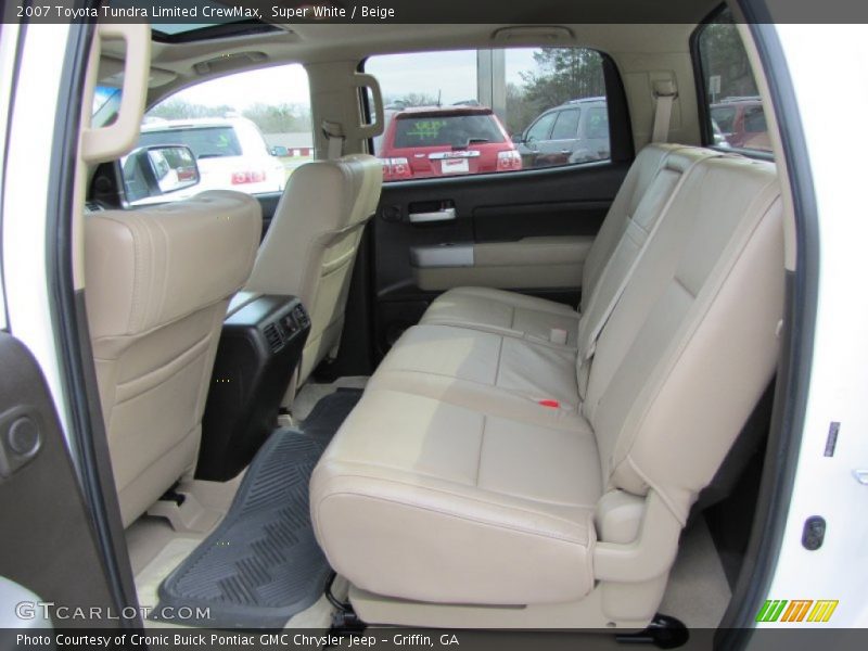 Super White / Beige 2007 Toyota Tundra Limited CrewMax