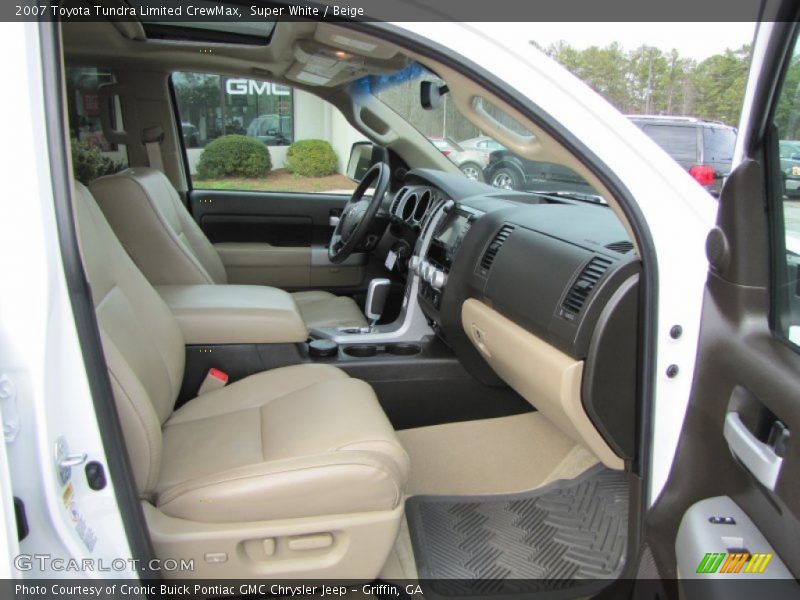 Super White / Beige 2007 Toyota Tundra Limited CrewMax