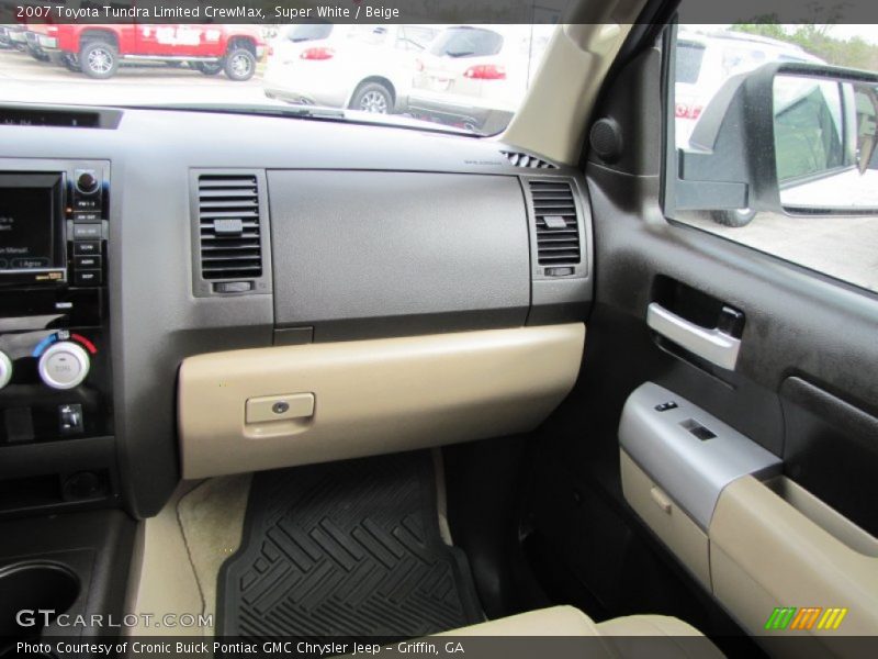 Super White / Beige 2007 Toyota Tundra Limited CrewMax