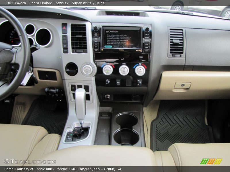 Super White / Beige 2007 Toyota Tundra Limited CrewMax