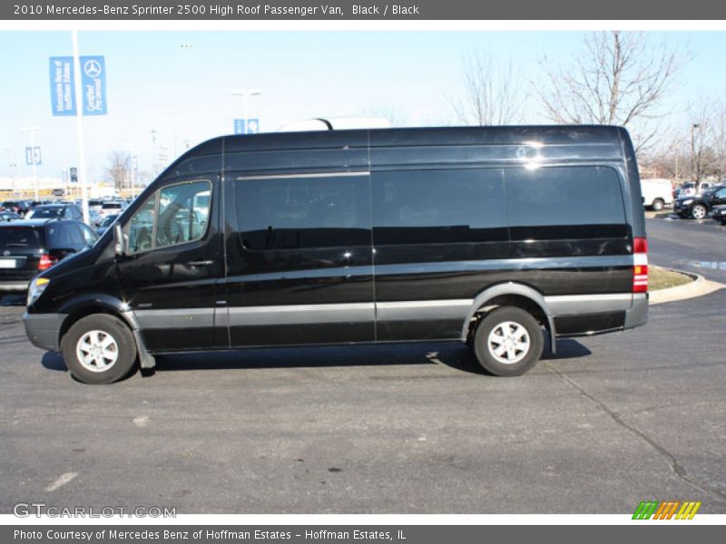 Black / Black 2010 Mercedes-Benz Sprinter 2500 High Roof Passenger Van