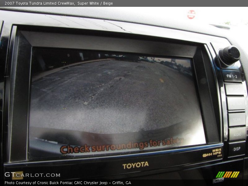 Super White / Beige 2007 Toyota Tundra Limited CrewMax