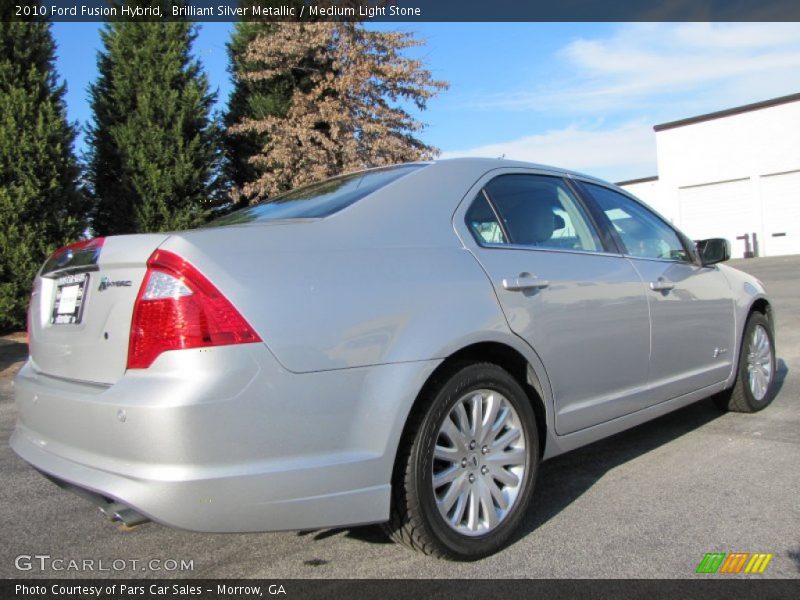 Brilliant Silver Metallic / Medium Light Stone 2010 Ford Fusion Hybrid