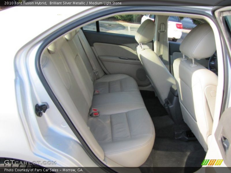 Brilliant Silver Metallic / Medium Light Stone 2010 Ford Fusion Hybrid