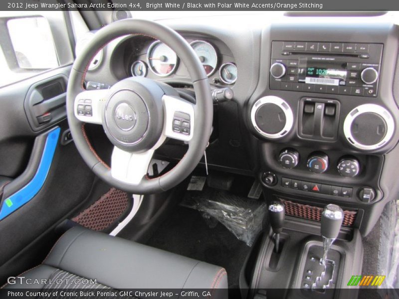 Dashboard of 2012 Wrangler Sahara Arctic Edition 4x4