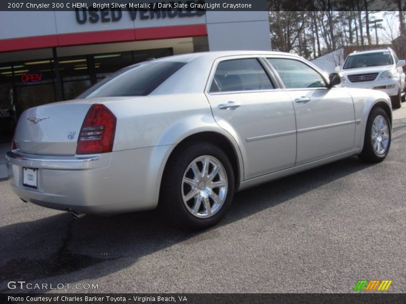 Bright Silver Metallic / Dark Slate Gray/Light Graystone 2007 Chrysler 300 C HEMI