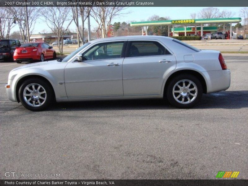 Bright Silver Metallic / Dark Slate Gray/Light Graystone 2007 Chrysler 300 C HEMI