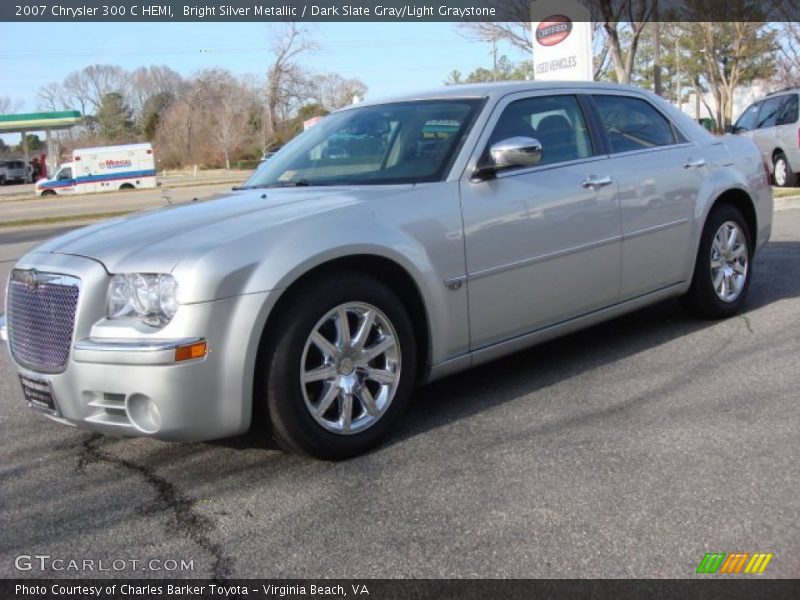 Bright Silver Metallic / Dark Slate Gray/Light Graystone 2007 Chrysler 300 C HEMI