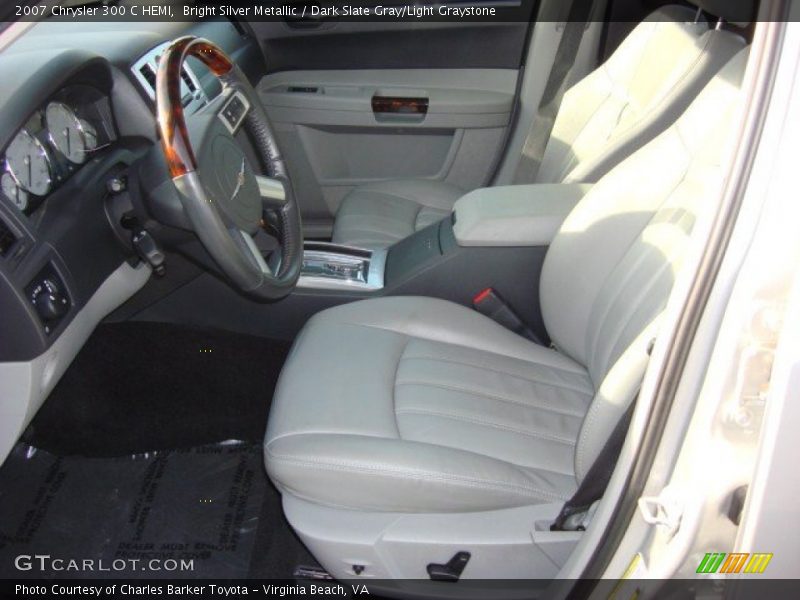 Bright Silver Metallic / Dark Slate Gray/Light Graystone 2007 Chrysler 300 C HEMI