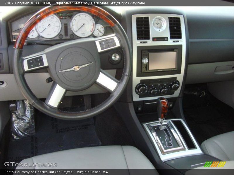 Bright Silver Metallic / Dark Slate Gray/Light Graystone 2007 Chrysler 300 C HEMI
