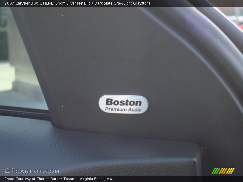 Bright Silver Metallic / Dark Slate Gray/Light Graystone 2007 Chrysler 300 C HEMI