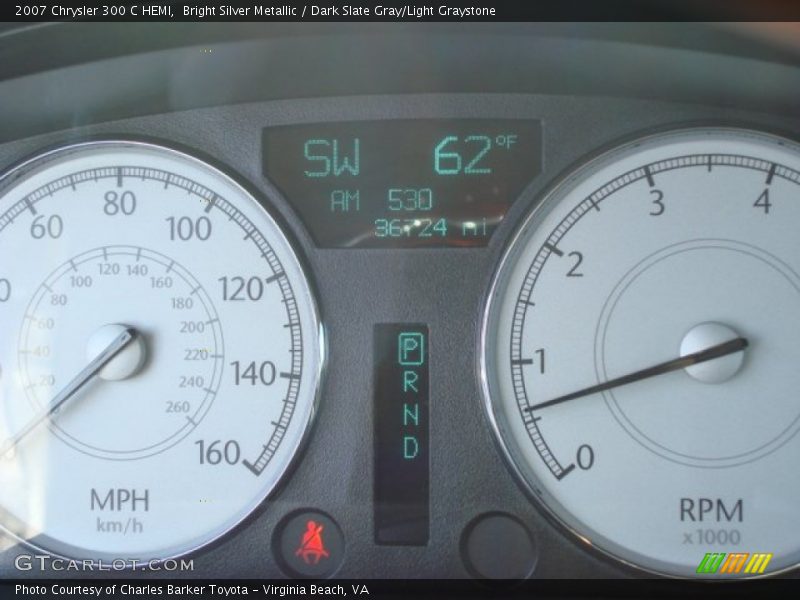 Bright Silver Metallic / Dark Slate Gray/Light Graystone 2007 Chrysler 300 C HEMI
