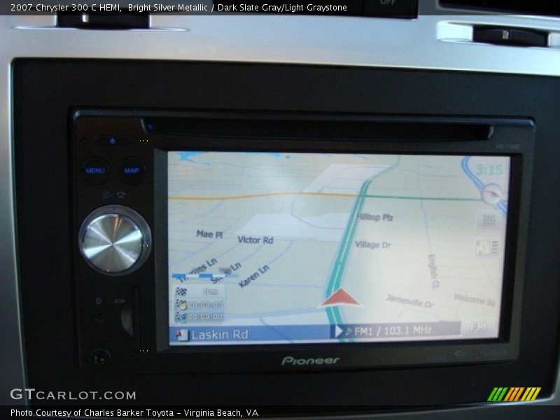 Bright Silver Metallic / Dark Slate Gray/Light Graystone 2007 Chrysler 300 C HEMI