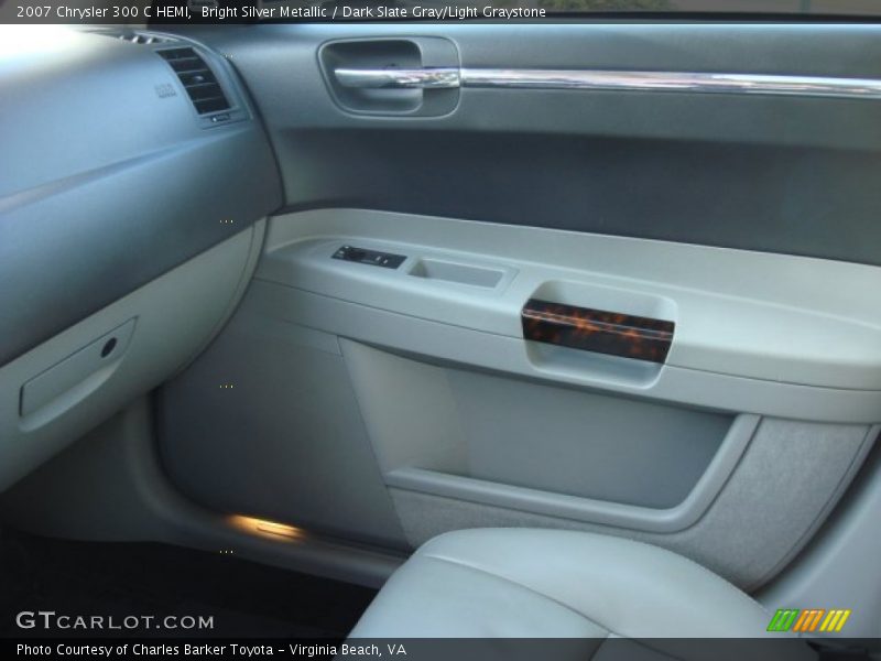 Bright Silver Metallic / Dark Slate Gray/Light Graystone 2007 Chrysler 300 C HEMI