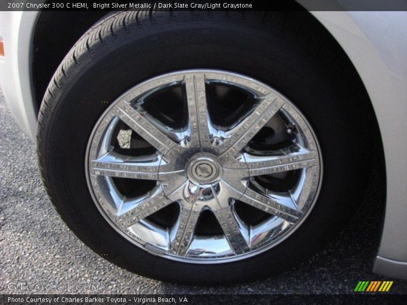Bright Silver Metallic / Dark Slate Gray/Light Graystone 2007 Chrysler 300 C HEMI