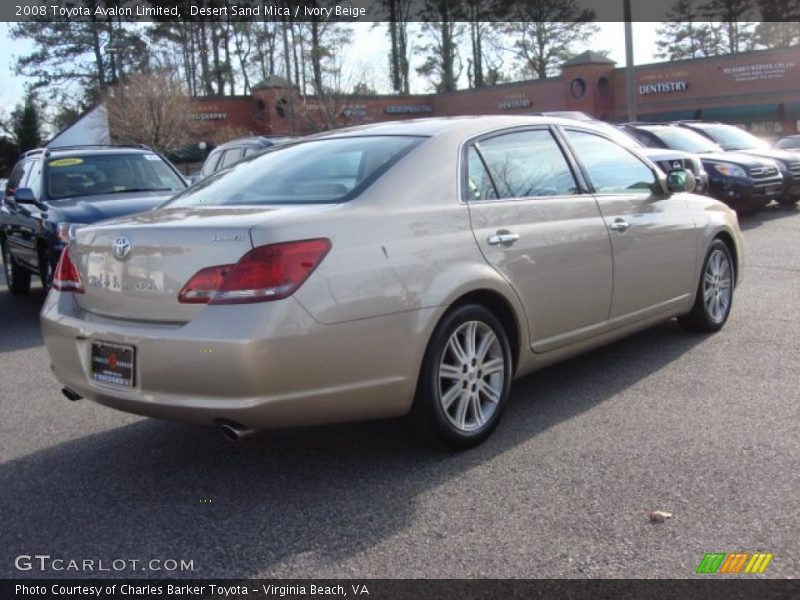 Desert Sand Mica / Ivory Beige 2008 Toyota Avalon Limited