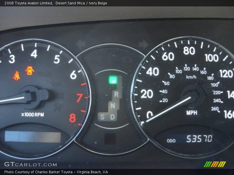 Desert Sand Mica / Ivory Beige 2008 Toyota Avalon Limited