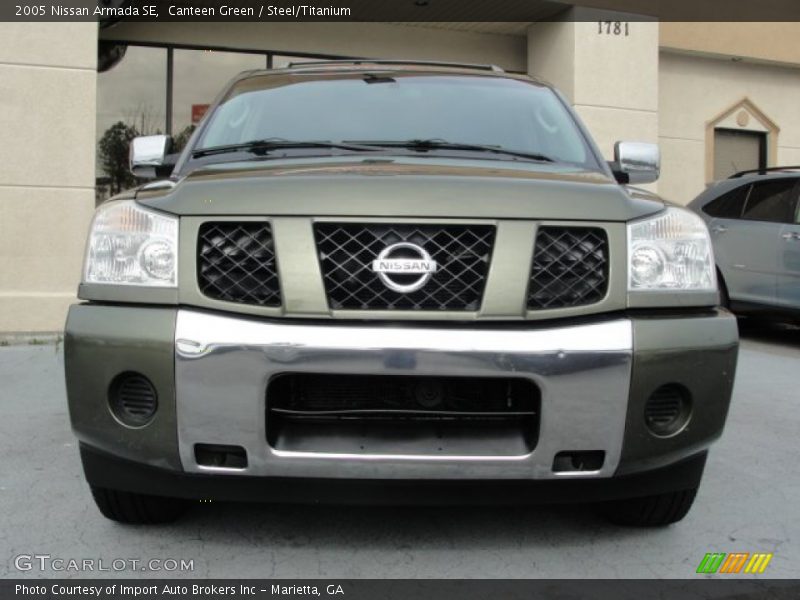 Canteen Green / Steel/Titanium 2005 Nissan Armada SE