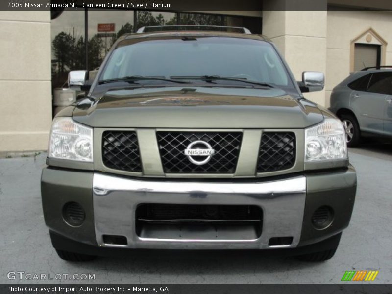 Canteen Green / Steel/Titanium 2005 Nissan Armada SE