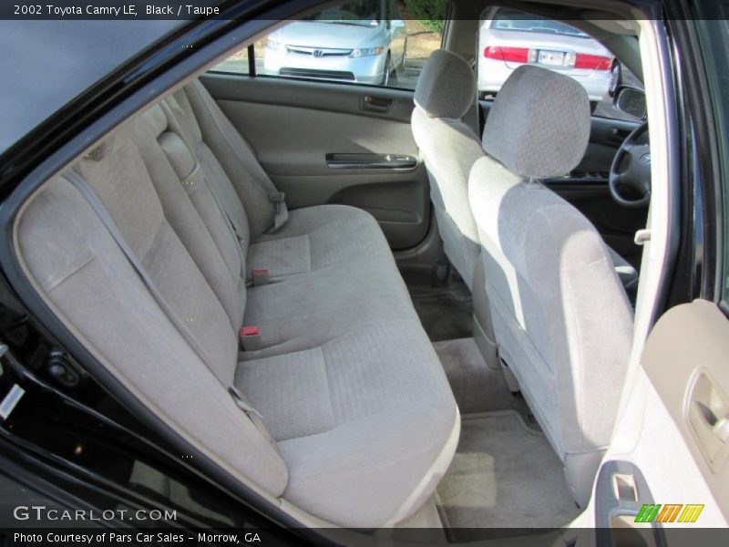 Black / Taupe 2002 Toyota Camry LE