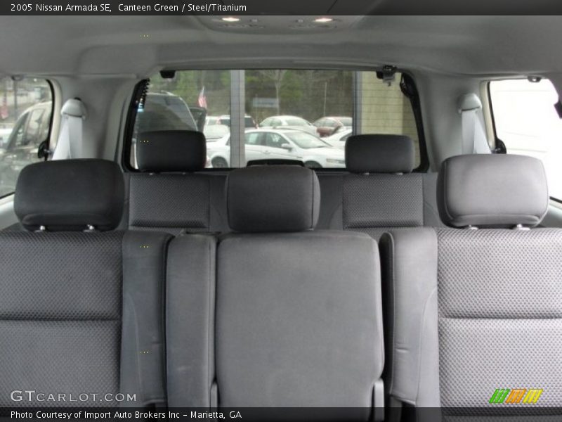 Canteen Green / Steel/Titanium 2005 Nissan Armada SE