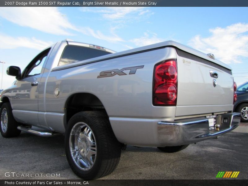 Bright Silver Metallic / Medium Slate Gray 2007 Dodge Ram 1500 SXT Regular Cab