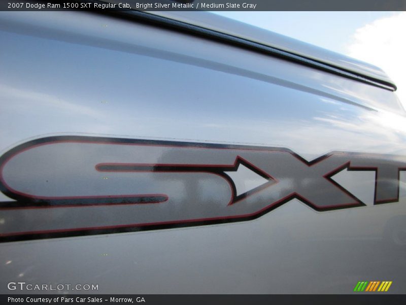 Bright Silver Metallic / Medium Slate Gray 2007 Dodge Ram 1500 SXT Regular Cab