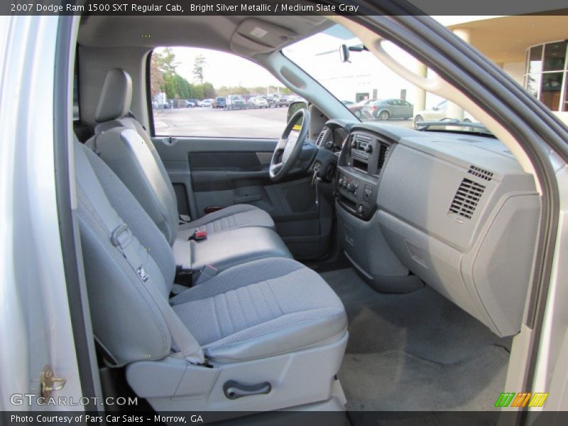 Bright Silver Metallic / Medium Slate Gray 2007 Dodge Ram 1500 SXT Regular Cab