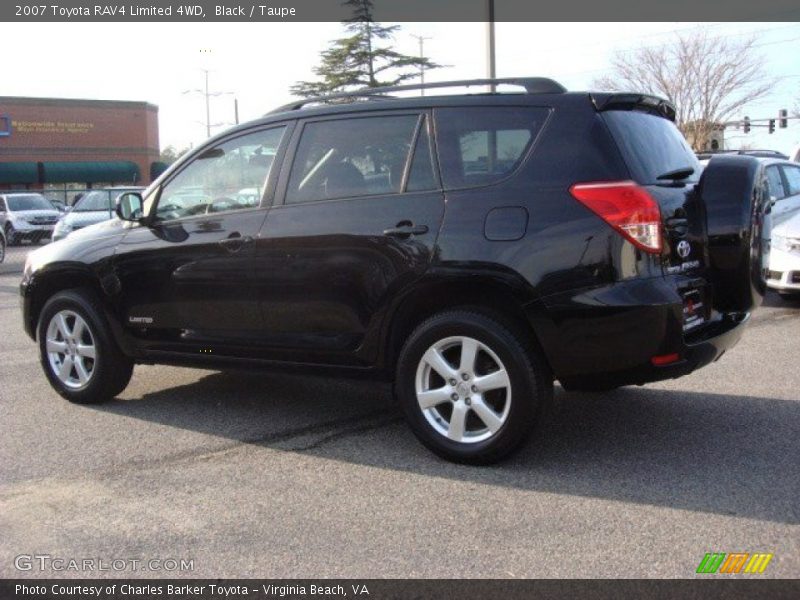 Black / Taupe 2007 Toyota RAV4 Limited 4WD