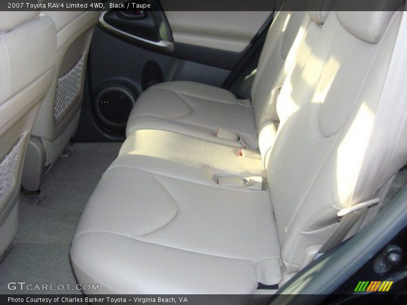 Black / Taupe 2007 Toyota RAV4 Limited 4WD